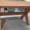 Comedor base X madera