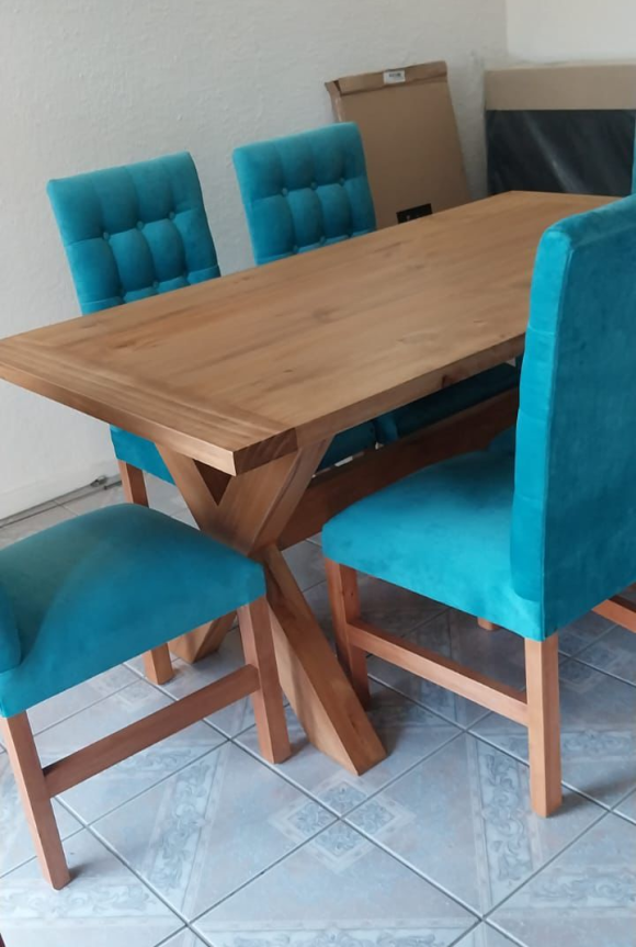 Comedor base X madera - Imagen 4