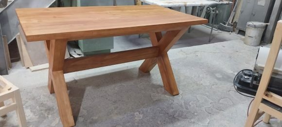 Comedor base X madera - Imagen 2