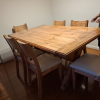 Comedor Base X madera